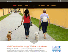 Tablet Screenshot of dogsneedwalks.com